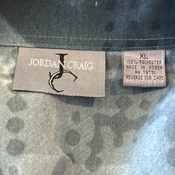 Vintage JORDON CRAIG Y2K Hip Hop 90s Button Front Graphic Shirt Size XL - Picture 4 of 8